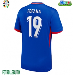 Frankrike Youssouf Fofana #19 Hemmatröja EM 2024 Kortärmad